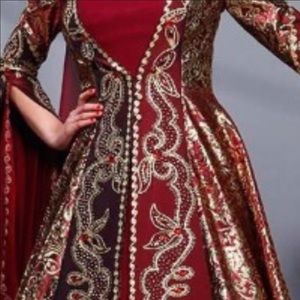 Turkish Moroccan Kaftan Bridal Dress